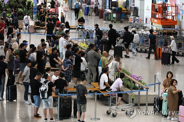 인천국제공항 1터미널 입국장.